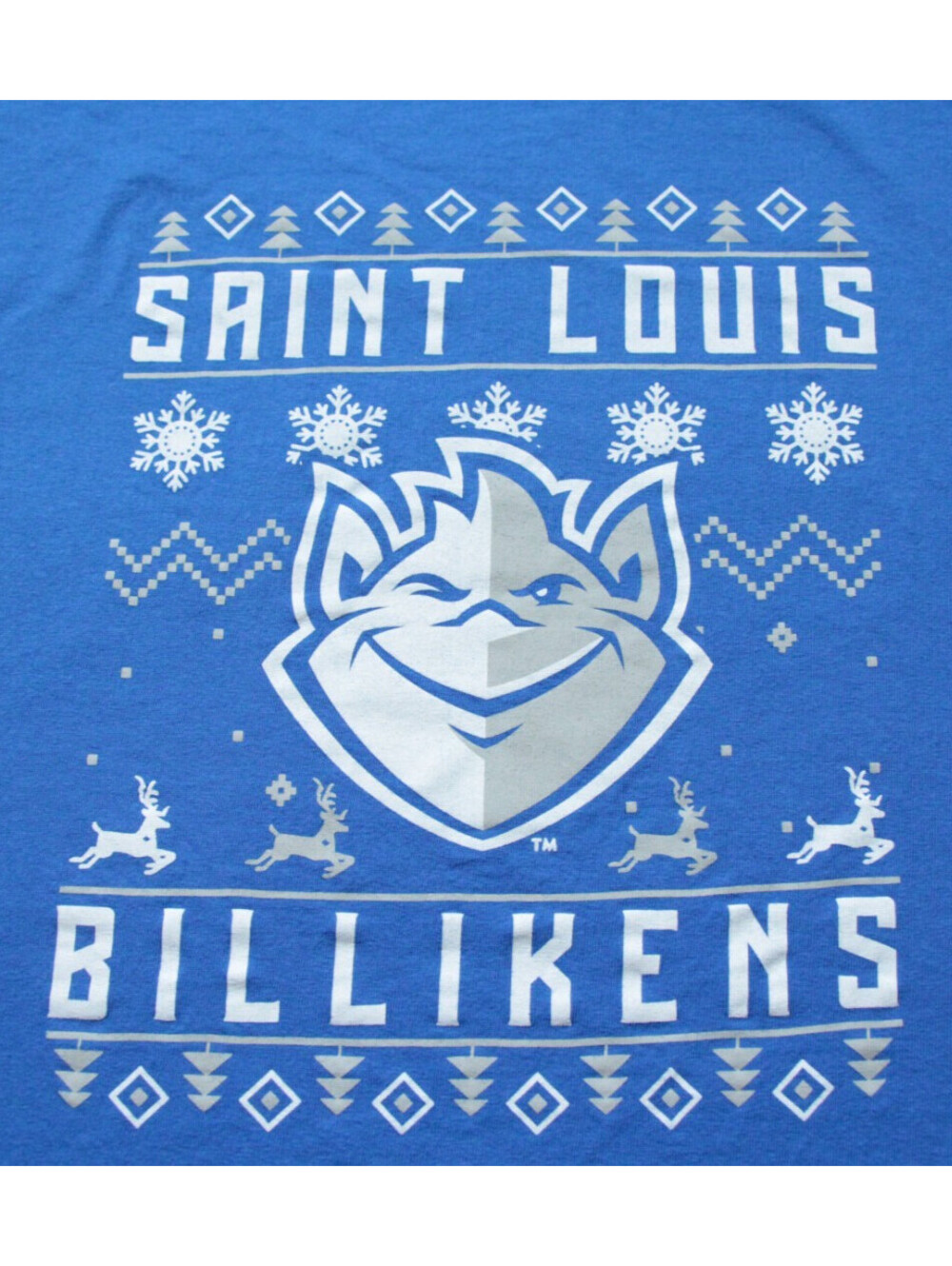 Saint Louis University Billikens Holiday T-Shirt M St. Louis SLU Shirt Christmas